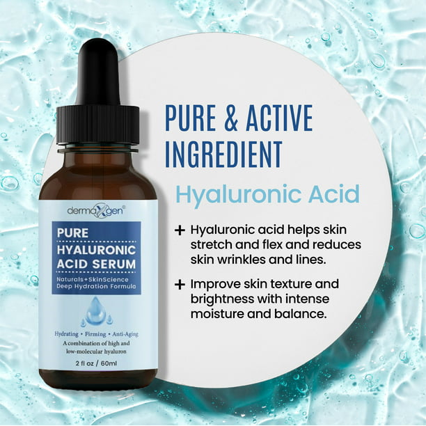 PURE 100% Hyaluronic Acid Serum Anti Aging Intense Anti Wrinkle Serum