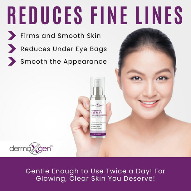 Dermaxgen® 60 Second INSTANT Wrinkle Corrector Reduce Deep Wrinkle & Fine Lines ANTI-AGING SOLUTION