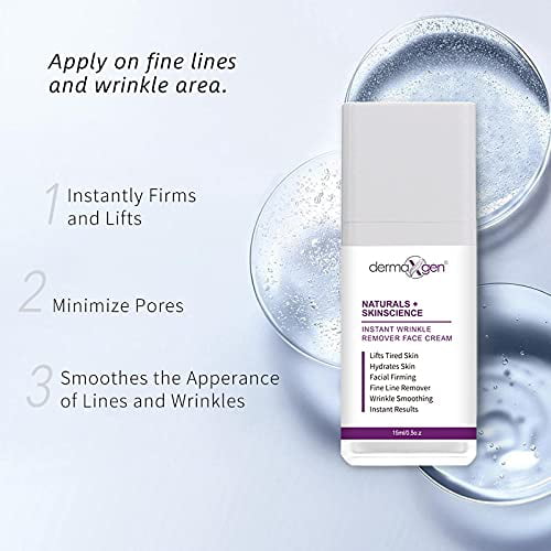 INSTANT FACE LIFT - Lifts Tired Skin, Facial Firming, Fine line Remover & Wrinkle Soothing - Visible Results Instantly - 15 ML