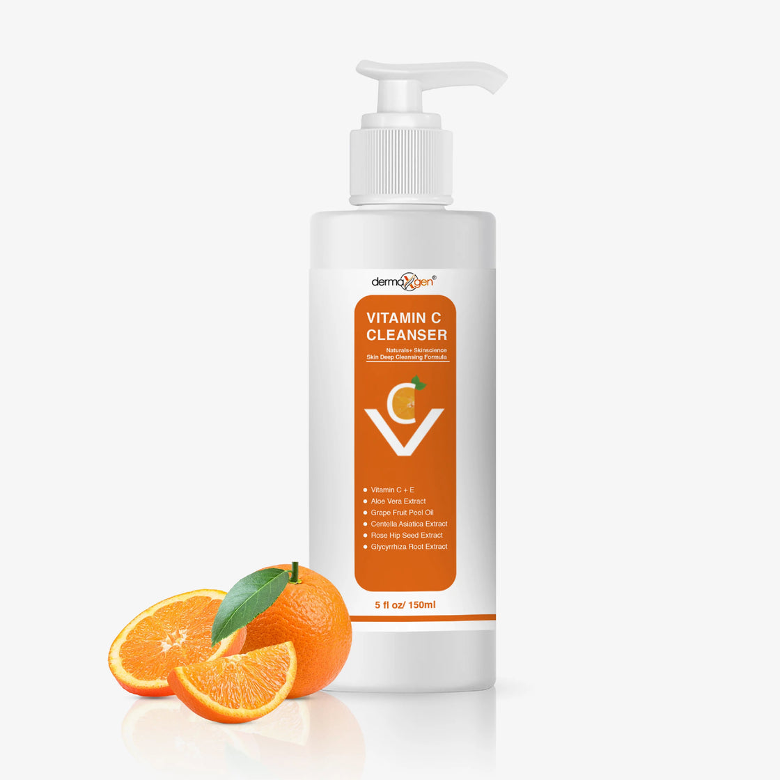 Vitamin C Facial Cleanser - DEEP SKIN CLEANSING FORMULA - Anti Aging, Breakout & Blemish, Wrinkle Reducing - Clear Pores For OILY/NORMALSKIN Organic & Natural Ingredients