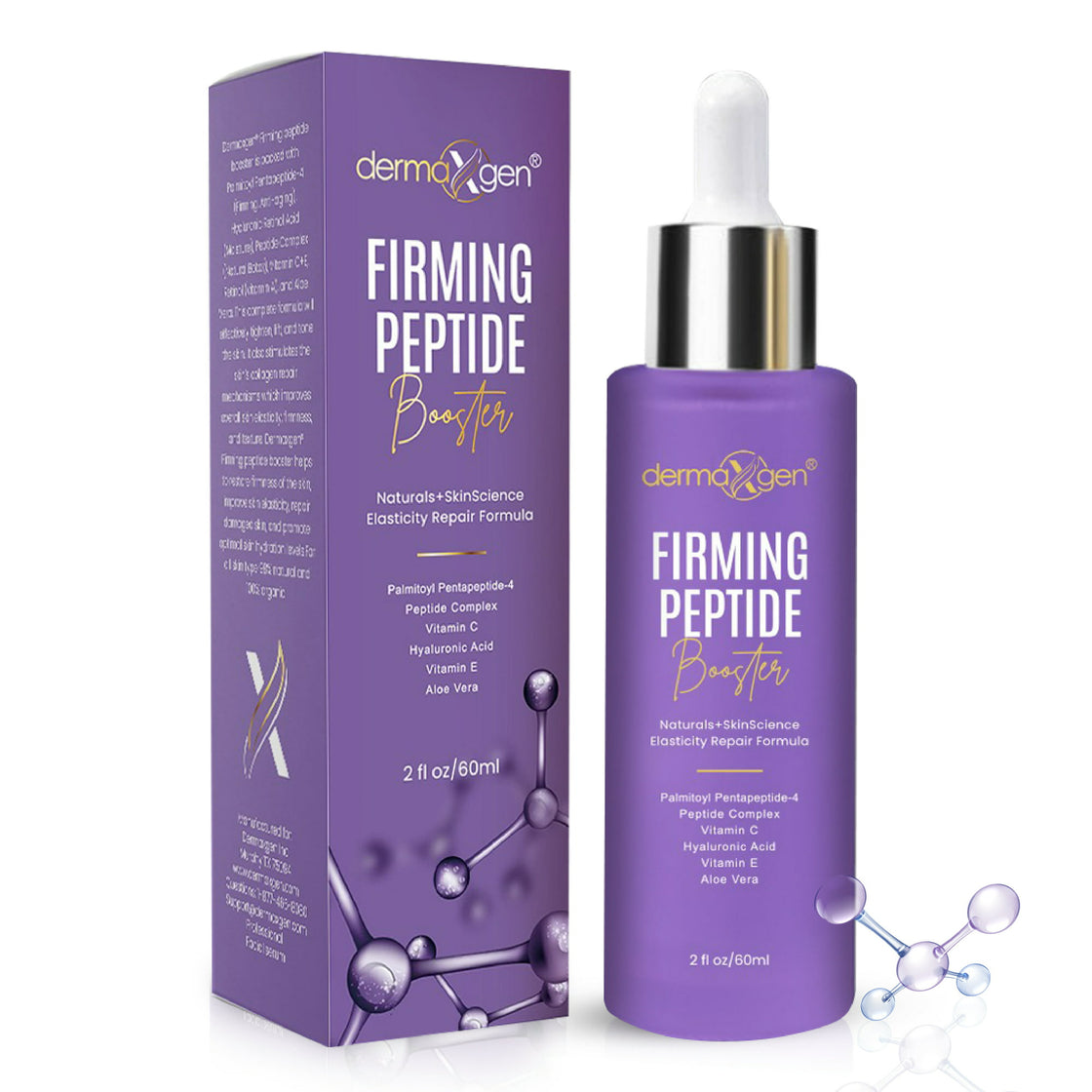 Peptide Booster Serum, MATRIXYL 3000 Anti-Aging Wrinkle Cream + Acetyl Hexapeptide-3 + Retinol (Vitamin A) + Hyaluronic Acid + Vitamin C, 2 FL OZ