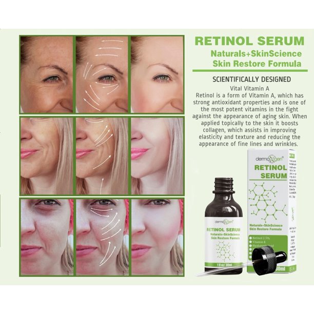 Pure Retinol (Vitamin A)2.5% + Hyaluronic Acid + Aloe Vera