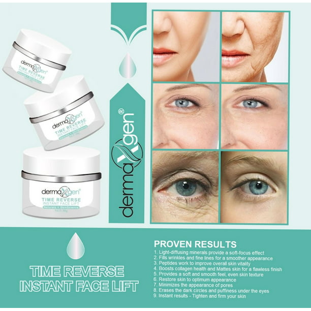 TIME REVERSE INSTANT FACE LIFT + PURE ORGANIC Powerful Triple