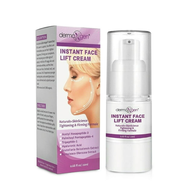 Dermaxgen INSTANT FACE LIFT - Anti-Aging, Tightening, Lifting & Firming Cream for Loose Sagging Skin, Puffiness, Fine Lines, Wrinkles & Crow’s Feet (INSTANT RESULTS) - 20 ML