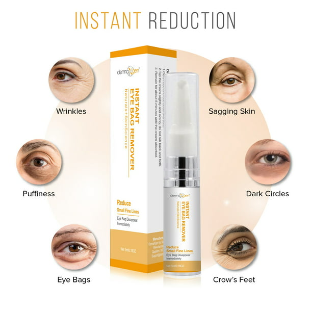 INSTANT EYEBAG REMOVER Anti Aging Reduce Dark Circles, Puffiness, Eye Bags, Wrinkles DERMAXGEN